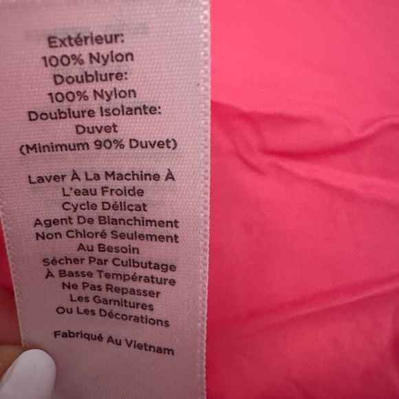 Talbots Pink Down Puffer Vest Size Petite Large(n) - Picture 10 of 12